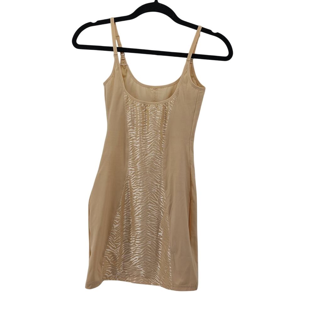 Ekouaer Womens Dress Slip Beige Stretch US Size 6 Full Cami